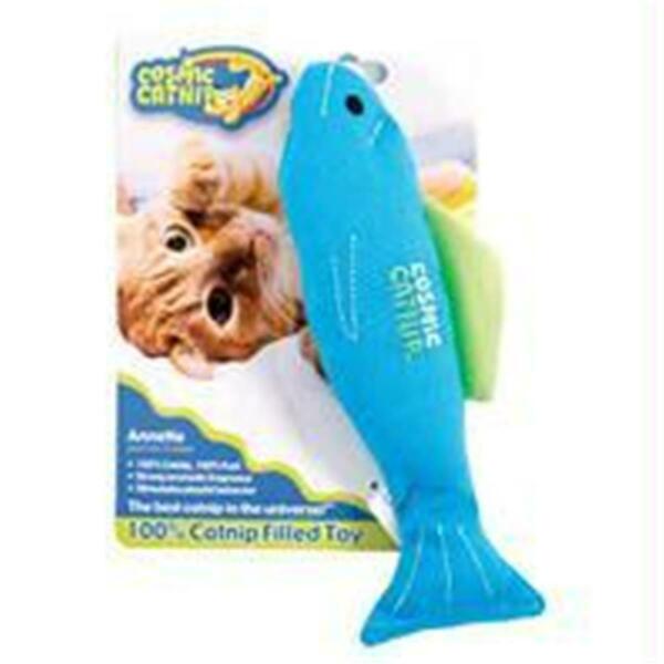 Ourpets Co Cosmic 100 percent Catnip Filled Toy- Fish Anette - 1050011546 89971